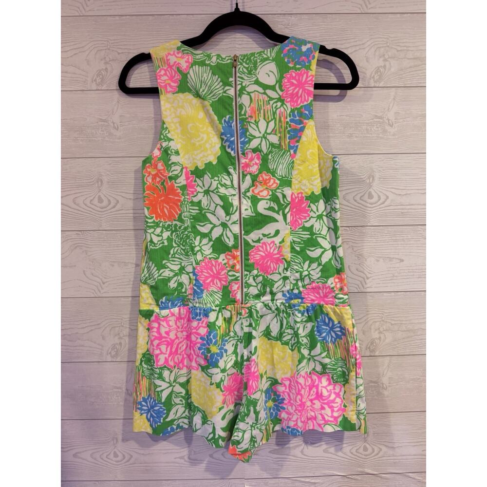 Lilly Pulitzer Iggy Sleeveless Shift Dress Womens 2 Pink Floral restortwear - Picture 2 of 4